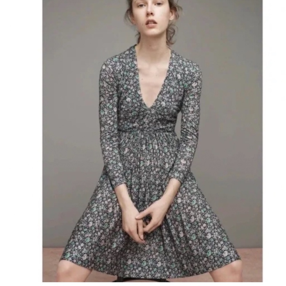 Rebecca Taylor Blue Lavish Garden Dress Size 4